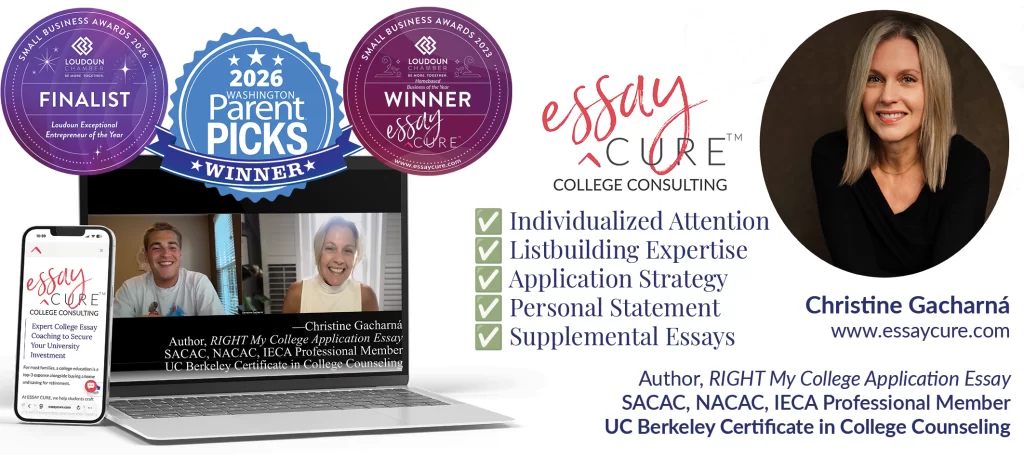 one third page Essay Cure winner of Washington Parent Pick